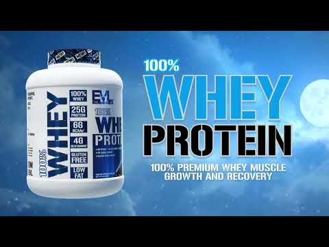 Premium Whey Protein powder tub front label view
