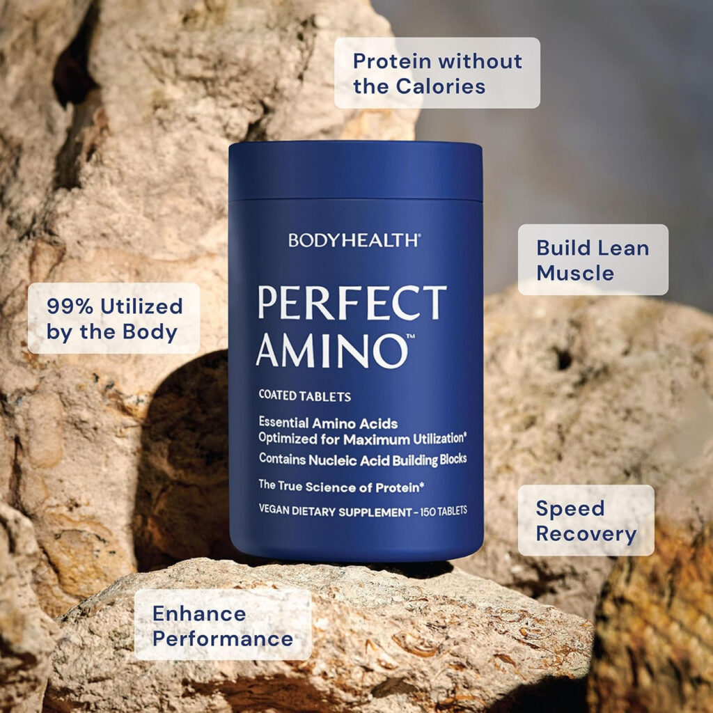 Perfect Amino supplement label showing ingredients