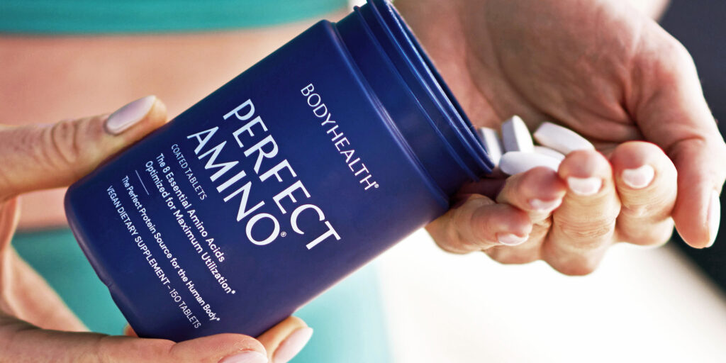 Perfect Amino with electrolytes for hydration and recovery