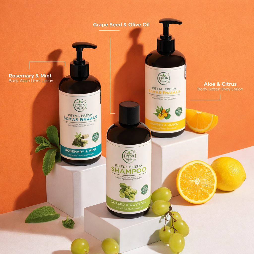 Petal Fresh Botanicals vegan plant-based skincare and haircare products