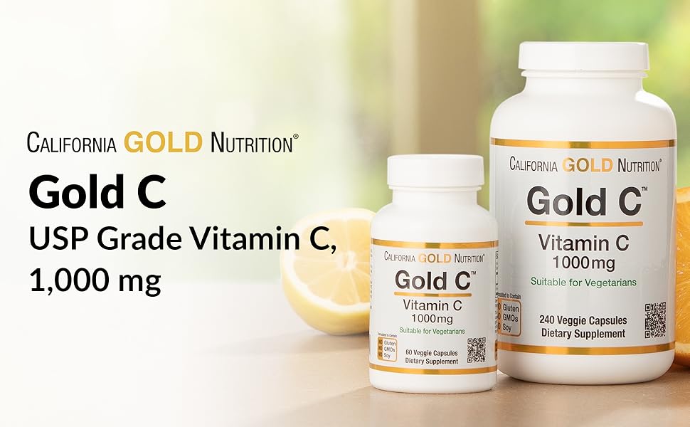 California Gold Nutrition USP-grade Vitamin C