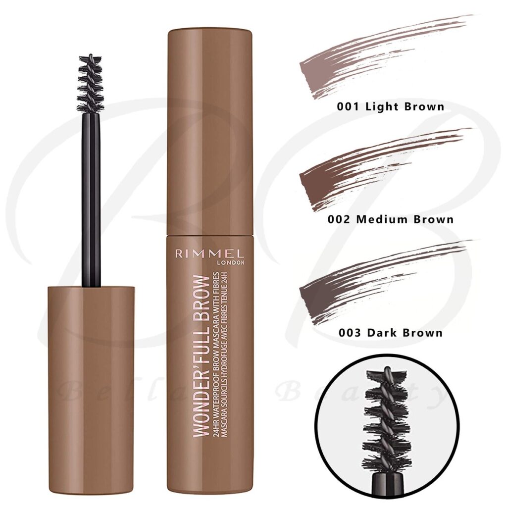 Rimmel London brow gel tube with applicator wand