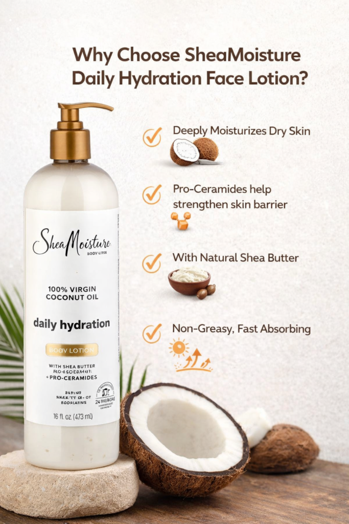 shea moisture daily hydration face lotion
