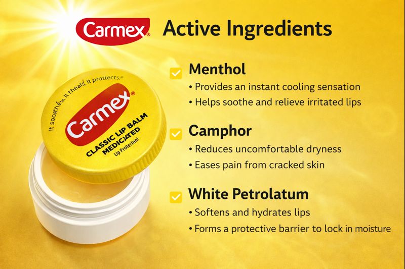 Carmex lip balm