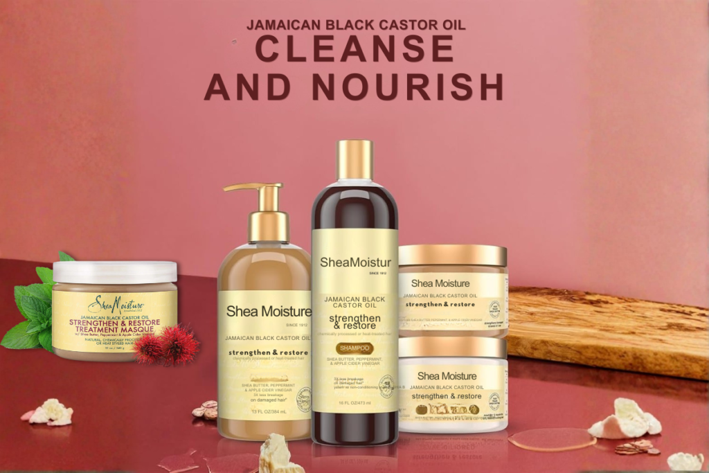 3 Powerful Jamaican Black Castor Oil Masque Results Jamaican Black Castor Oil hair masque being applied for hair growth and repair