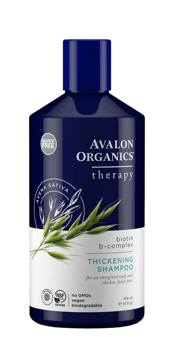 Avalon Organics Thickening Shampoo sulfate-free formula for thicker-looking hair