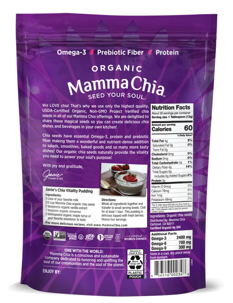 Organic Chia Seeds nutrient-rich superfood for energy digestion and wellness