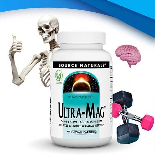 Ultra Mag high absorption magnesium supplement for muscle recovery and stress relief
